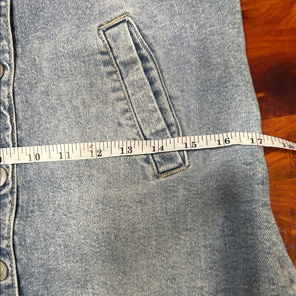 Denim Overall Dress xs - Picture 8 of 8